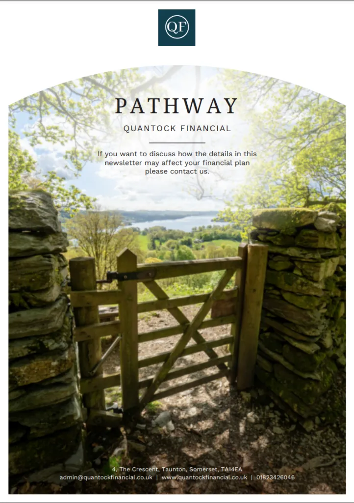 Cover of the Quantock Financial newsletter
